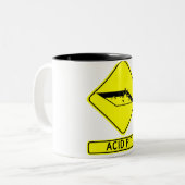 Saure Gruben-Tasse Zweifarbige Tasse (Vorderseite Links)