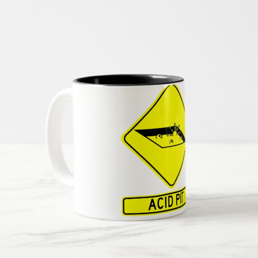 Saure Gruben-Tasse Zweifarbige Tasse (Vorderseite Links)