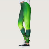 Saure grüne Aurora Borealis Leggings (Links)