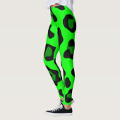 Säure-Grünleopard Leggings (Links)