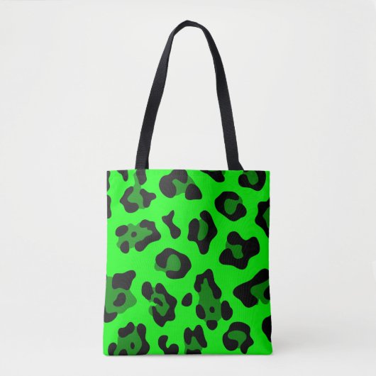 Säure-Grünleopard Tasche (Vorderseite)