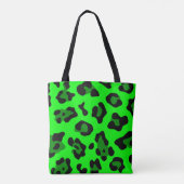 Säure-Grünleopard Tasche (Rückseite)
