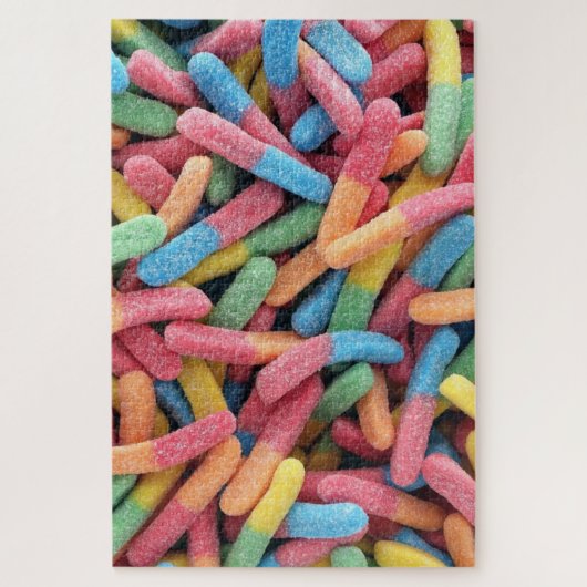 Saure Gummiwürmer Puzzle (Vertikal)