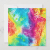 Saure Neon Regenbogen-gefärbte Krawatte Karte (Vorderseite)