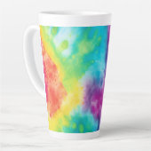 Saure Neon Regenbogen-gefärbte Krawatte Milchtasse (Linke Ecke)