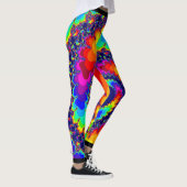 Saure Reise-Regenbogen-Spirale-Leggings Leggings (Rechts)
