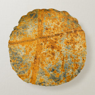 Säure-Rost-Pfade Rundes Kissen