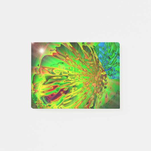 Säure-Splash-Klebezettel Post-it Klebezettel (Vorderseite)