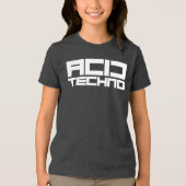 Säure Techno Tri-Blend Shirt (Vorderseite)