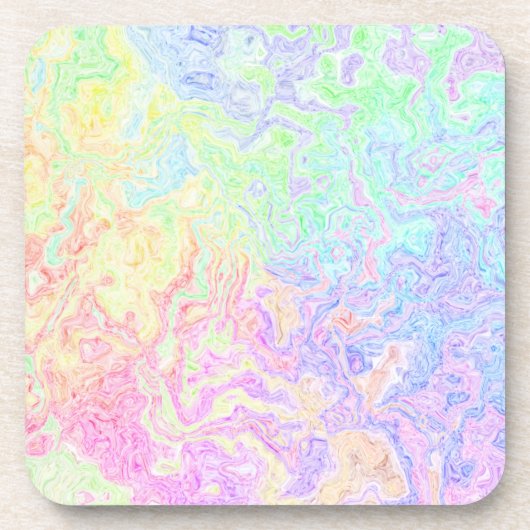 saure Trip-Wirbel Getränkeuntersetzer (Vorderseite)