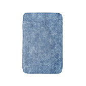 Säure waschen blaue Denim, nah-up Textur. Badematte (Vorderseite Vertikal)