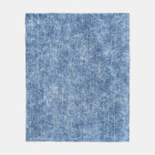 Säure waschen blaue Denim, nah-up Textur. Fleecedecke (Vorderseite)