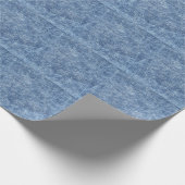 Säure waschen blaue Denim, nah-up Textur. Geschenkpapier (Ecke)