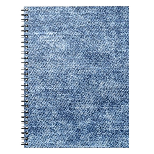 Säure waschen blaue Denim, nah-up Textur. Notizblock (Vorderseite)