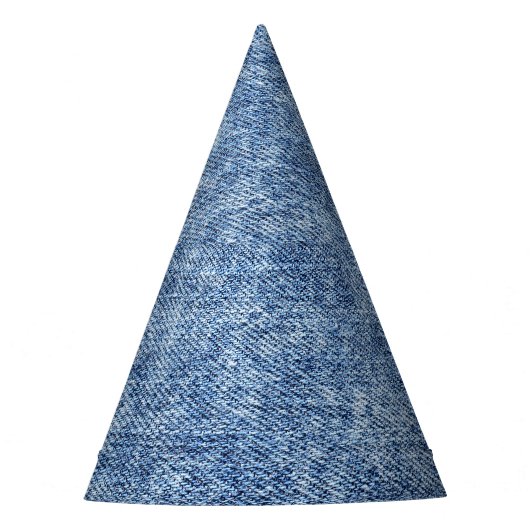 Säure waschen blaue Denim, nah-up Textur. Partyhütchen (Vorderseite)