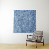 Säure waschen blaue Denim, nah-up Textur. Wandteppich (Beispiel (Horizontal))