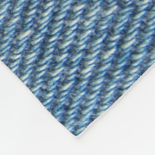 Säure waschen blaue Jeans, Denim Textur. Fleecedecke (Ecke)