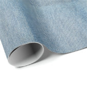 Säure waschen blaue Jeans, Denim Textur. Geschenkpapier (Rolleneckpunkt)