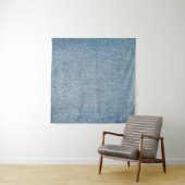 Säure waschen blaue Jeans, Denim Textur. Wandteppich (Beispiel (Horizontal))
