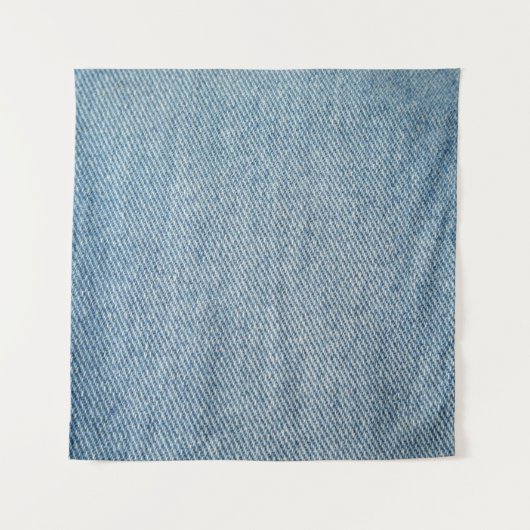 Säure waschen blaue Jeans, Denim Textur. Wandteppich (Vorderseite)