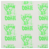 Säuregrün-halloween Kaffee trinken Zombie Stoff (Muster)