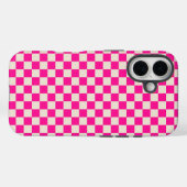Säuregrün-schwarzes Schachbrettmuster Case-Mate iP iPhone Hülle (Rückseite (Horizontal))