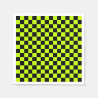 Säuregrün-schwarzes Schachbrettmuster