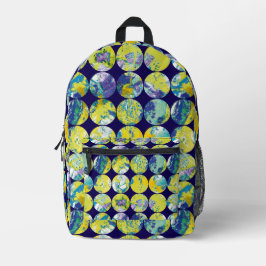 Säuregrunge Polka Punkte. Bedruckter Rucksack