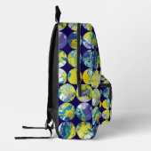 Säuregrunge Polka Punkte. Bedruckter Rucksack (Links)