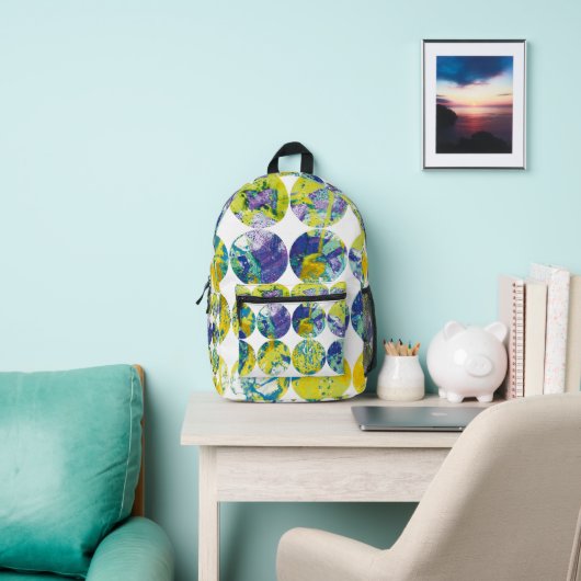 Säuregrunge Polka Punkte. Bedruckter Rucksack (InSitu)