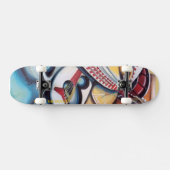 Saurer Jazz vorbei: Albert-Rätsel Skateboard (Horizontal)