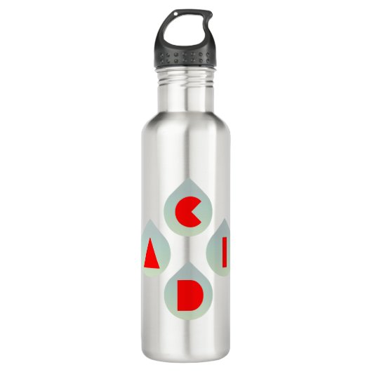 saurer Regen Edelstahlflasche (Vorderseite)