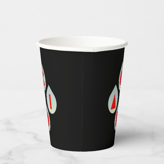 saurer Regen Pappbecher (Rechts)