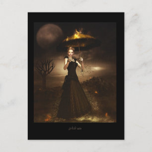 saurer Regen Postkarte