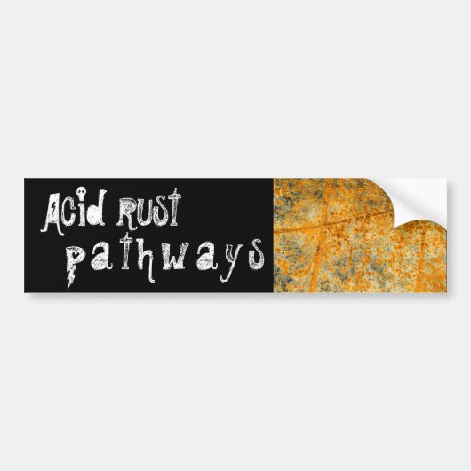 saurer Rostweg Autoaufkleber (Vorne)