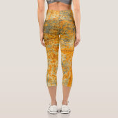 Säurerostpfade Capri Leggings (Rückseite)