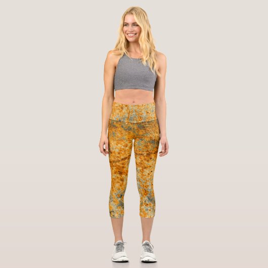 Säurerostpfade Capri Leggings (Vorderseite)