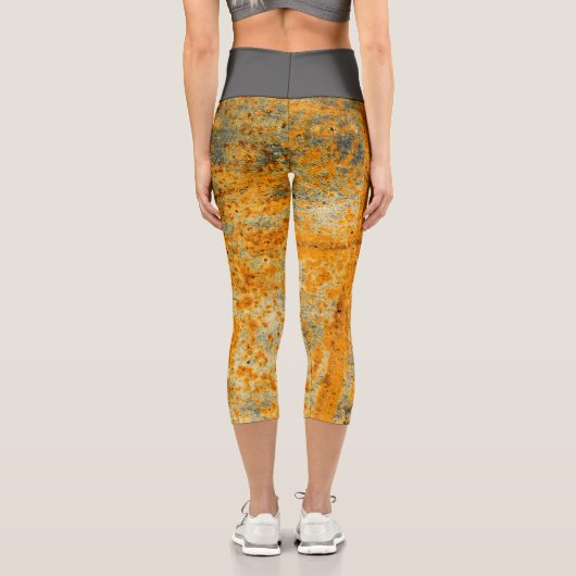 Säurerostpfade Capri Leggings (Rückseite)