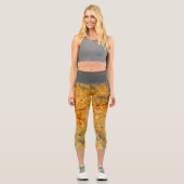 Säurerostpfade Capri Leggings (Vorderseite)