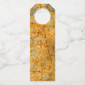 Säurerostpfade Flaschenanhänger (Vorderseite)