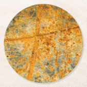 Säurerostpfade Runder Pappuntersetzer (Vorderseite)