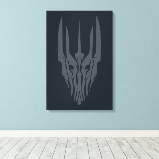 Sauron Head Icon Leinwanddruck (Insitu (Holzboden))