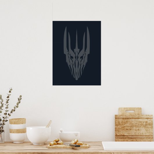 Sauron Head Icon Poster (Küche)