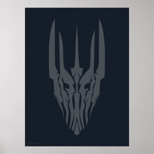 Sauron Head Icon Poster (Vorne)
