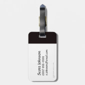 Sauron Icon Gepäckanhänger (Rückseite vertikal)