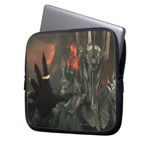 Sauron mit Hand Laptopschutzhülle (Vorderseite Links)