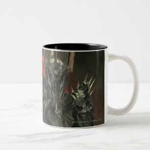 Sauron mit Hand Zweifarbige Tasse