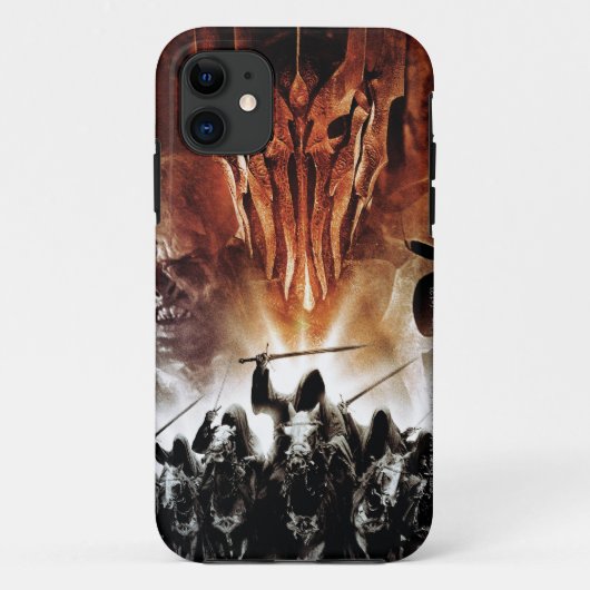 Sauron, Orcs, Witchking, and Ring Wraiths Case-Mate iPhone Hülle (Rückseite)
