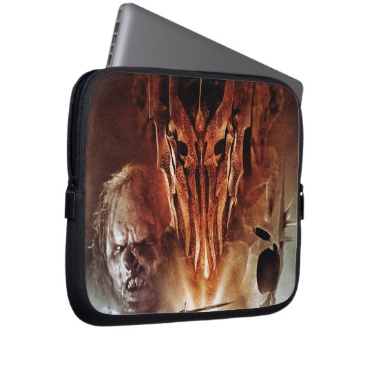 Sauron, Orks, Hexerei und Ringwraiden Laptopschutzhülle (Vorne Rechts)