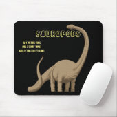 Sauropods Dinosaur Mousepad (Mit Mouse)